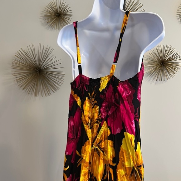 Floral Maxi Dress - Pink and Yellow NWOT​ - Picture 3 of 3